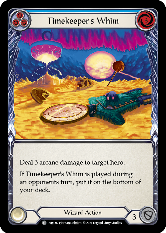 Timekeeper's Whim (Blue) Rainbow Foil