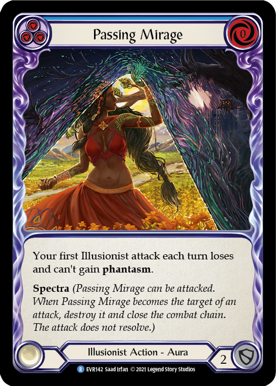 Passing Mirage (Blue) Rainbow Foil