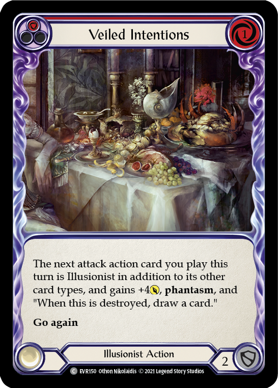 3x Veiled Intentions (Red)