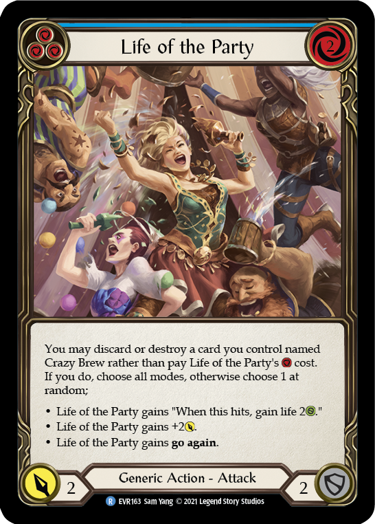 Life of the Party (Blue) Rainbow Foil