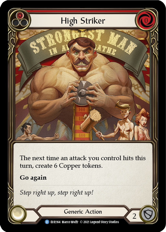 High Striker (Red) Rainbow Foil