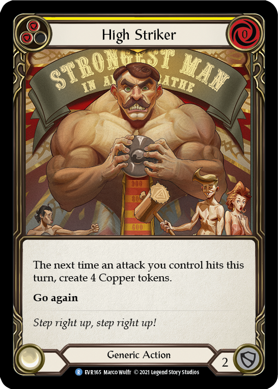 High Striker (Yellow) Rainbow Foil