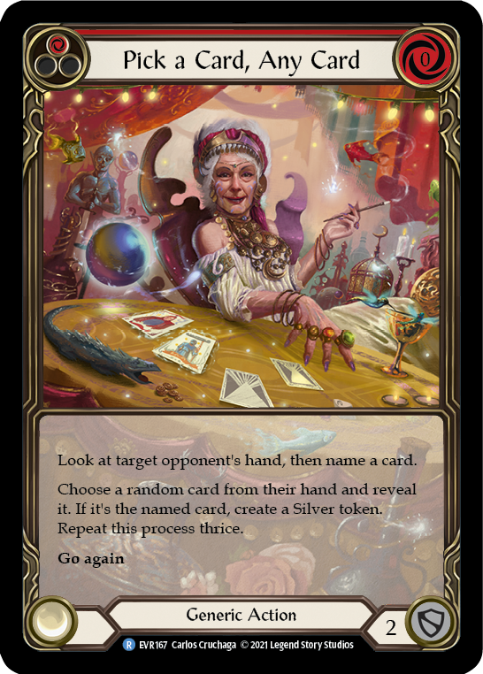Pick a Card, Any Card (Red) Extended Art RF