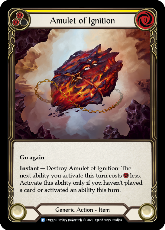 Amulet of Ignition Cold Foil
