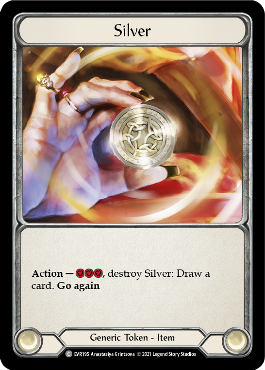 Silver Token Rainbow Foil