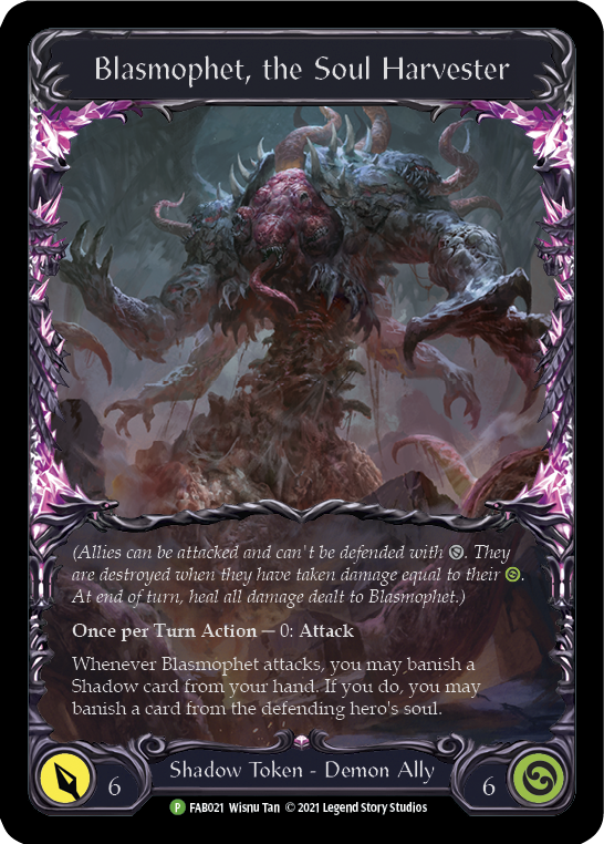 Blasmophet, the Soul Harvester Cold Foil Promo