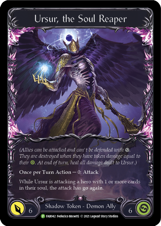 Ursur, the Soul Reaper Rainbow Foil Promo