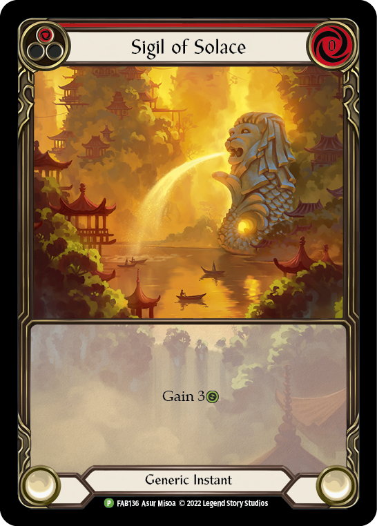 Sigil of Solace Merlion Rainbow Foil Promo