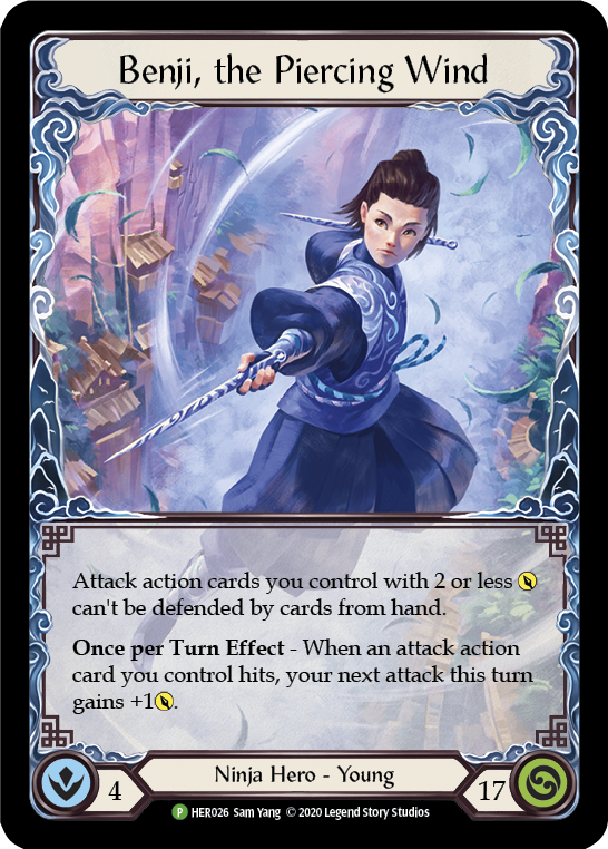 Benji, the Piercing Wind Cold Foil Promo