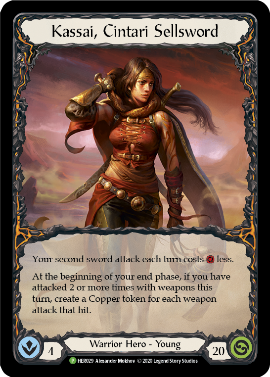 Kassai, Cintari Sellsword Cold Foil Promo
