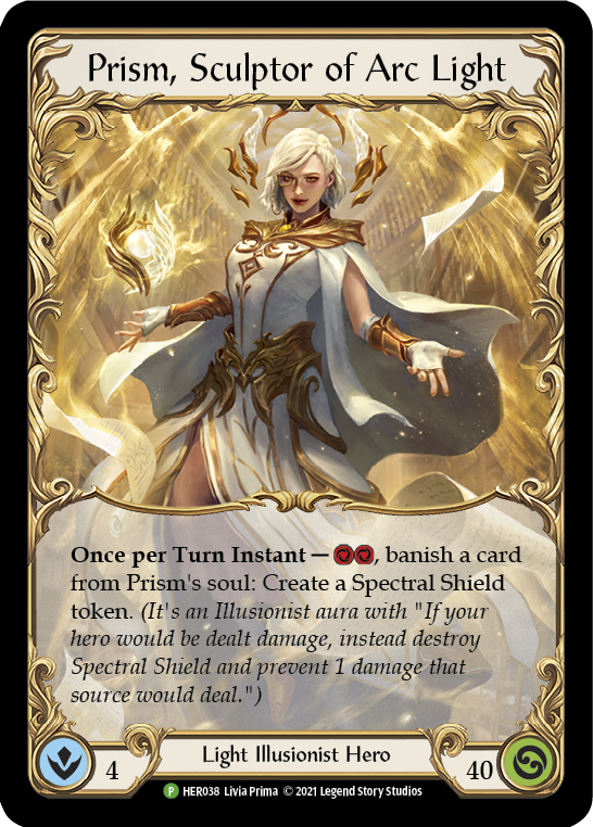 Prism, Sculptor of Arc Light Rainbow Foil Promo