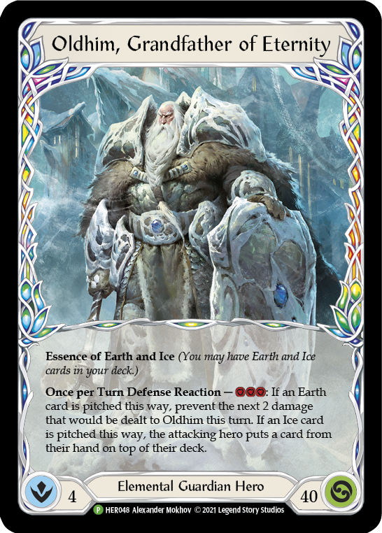 Oldhim, Grandfather of Eternity Rainbow Foil Promo
