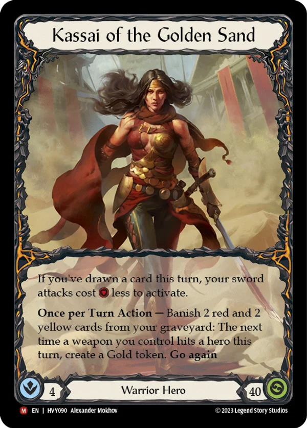 Kassai, of the Golden Sands Cold Foil Marvel