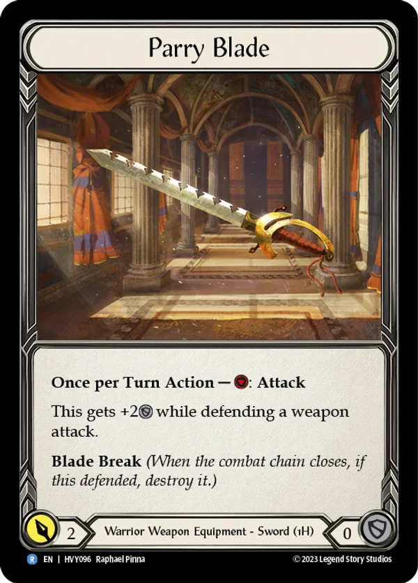 Parry Blade Cold Foil