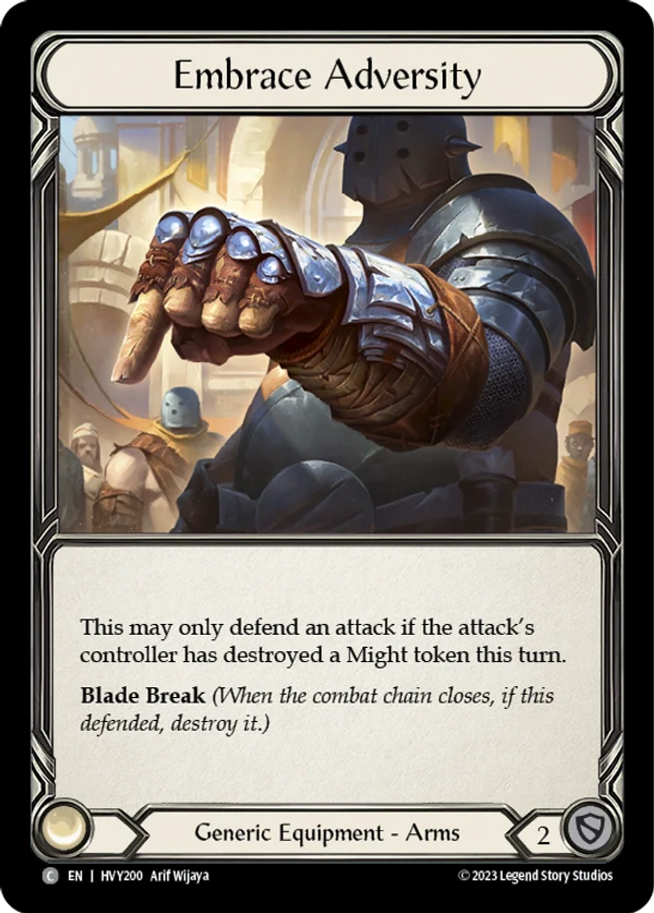 Embrace Adversity Cold Foil