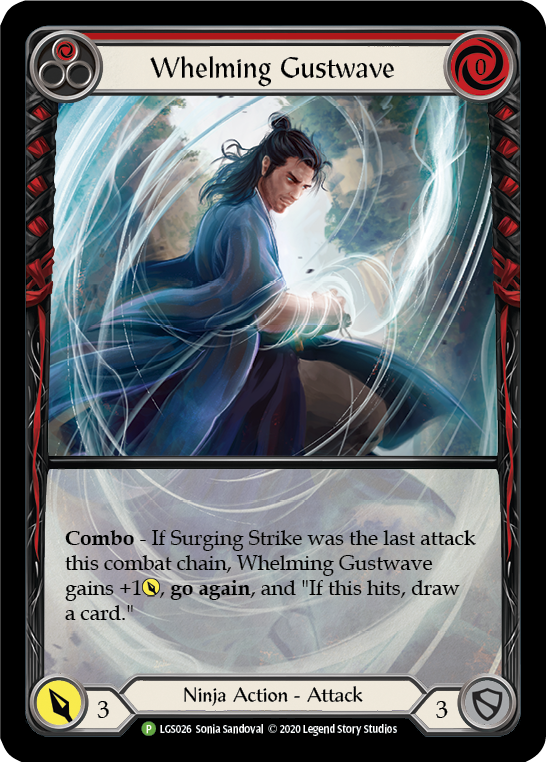 Whelming Gustwave (Red) Rainbow Foil Promo