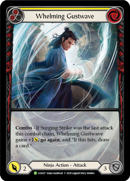 Whelming Gustwave (Yellow) Rainbow Foil Promo