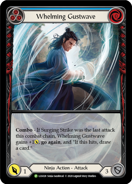 Whelming Gustwave (Blue) Rainbow Foil Promo