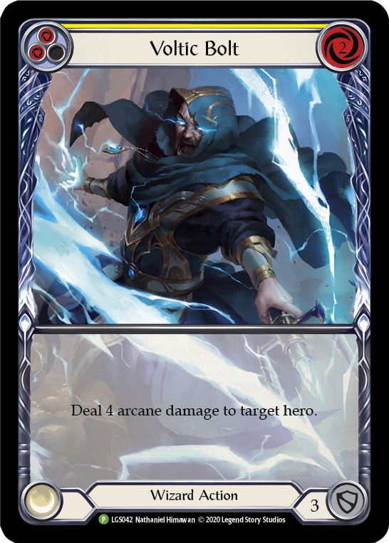 Voltic Bolt (Yellow) Rainbow Foil Promo