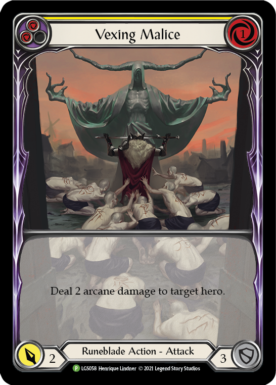 Vexing Malice (Yellow) Promo