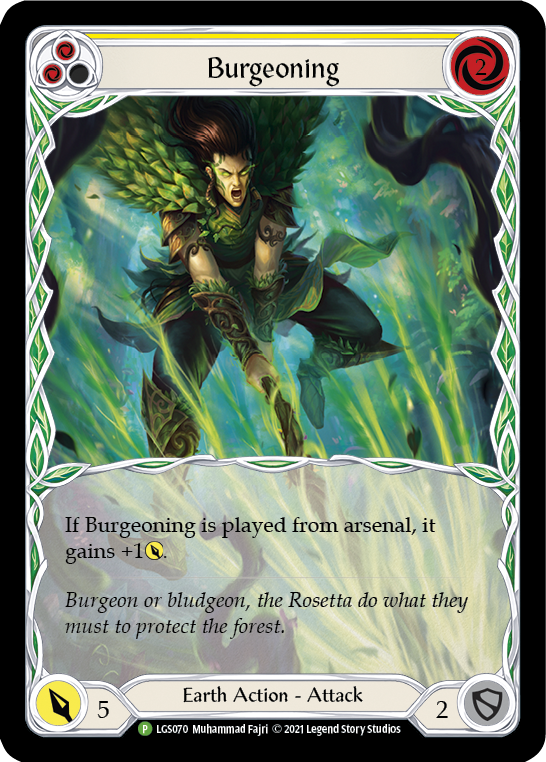 Burgeoning (Yellow) Promo