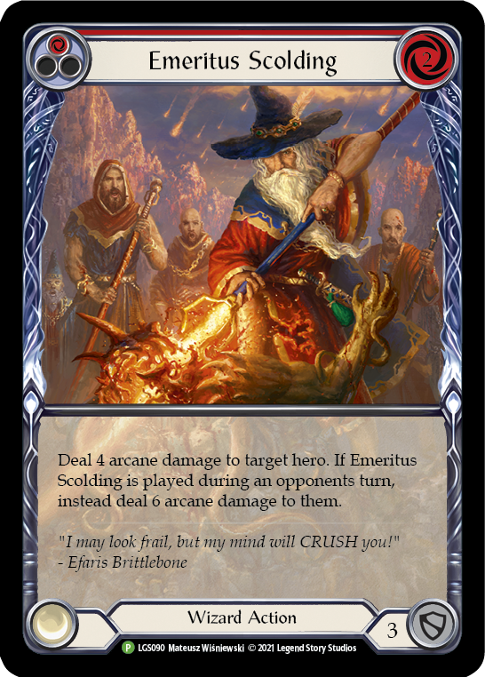 Emeritus Scolding (Red) Promo