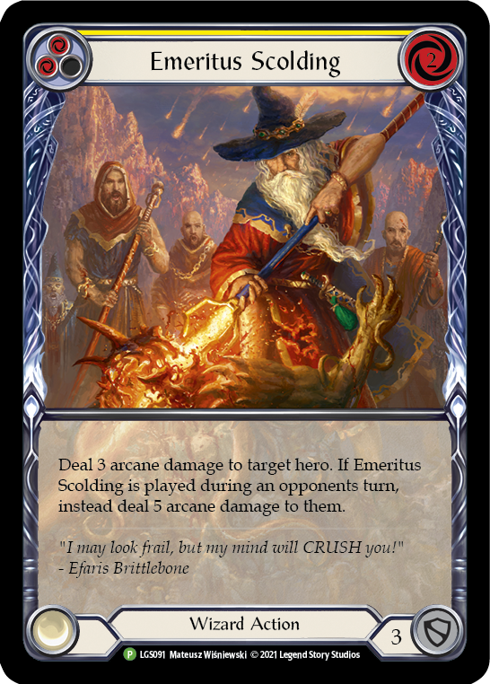 Emeritus Scolding (Yellow) Promo