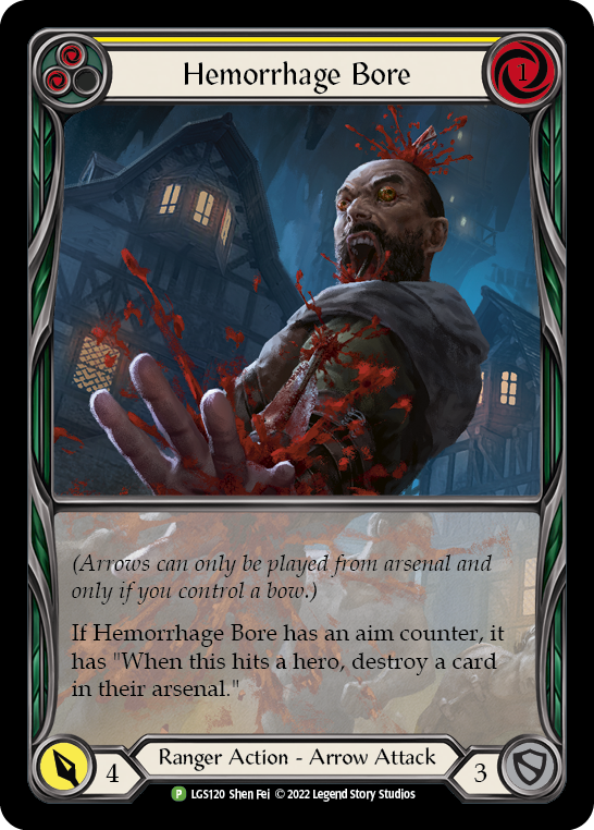 Hemorrhage Bore (Yellow) Promo Rainbow Foil