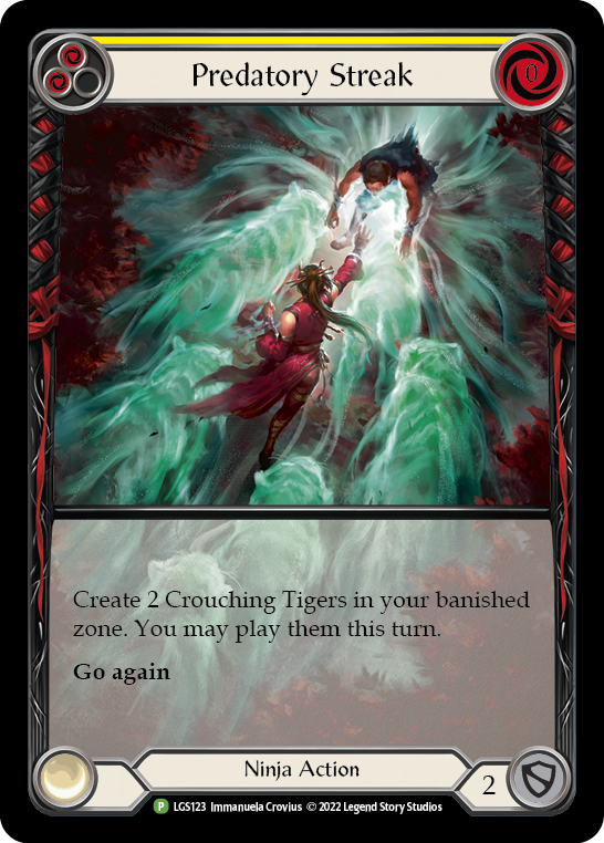Predatory Streak (Yellow) Promo