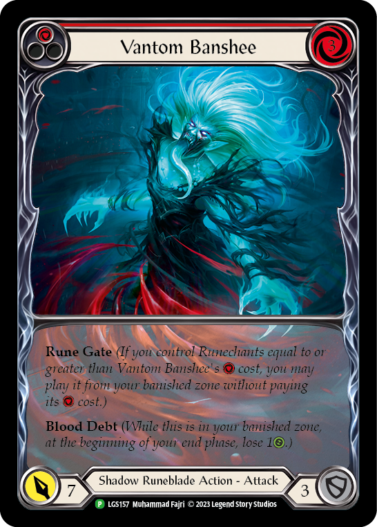 Vantom Banshee (Red) Rainbow Foil Promo