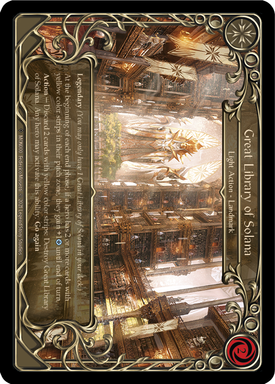 Great Library of Solana （Rainbow Foil） Great Library of Solana | Monarch (Unlimited) | Star City Games