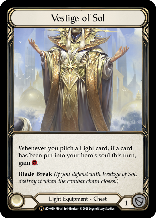 Vestige of Sol Rainbow Foil (Unlimited)