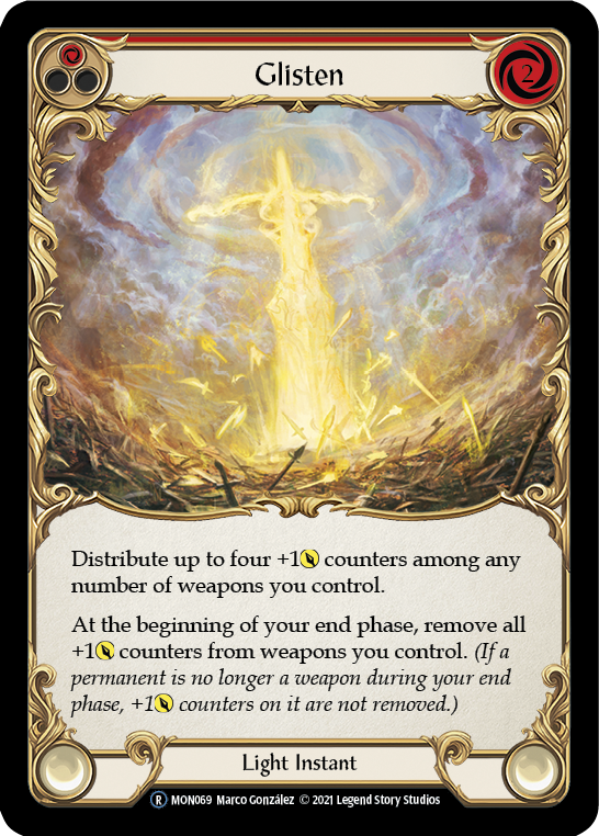Glisten (Red) Rainbow Foil (Unlimited)