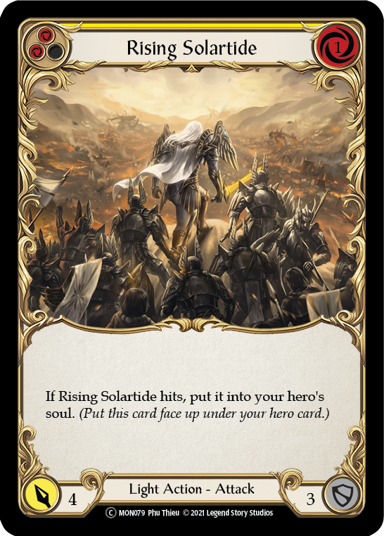 3x Rising Solartide (Yellow) (Unlimited)