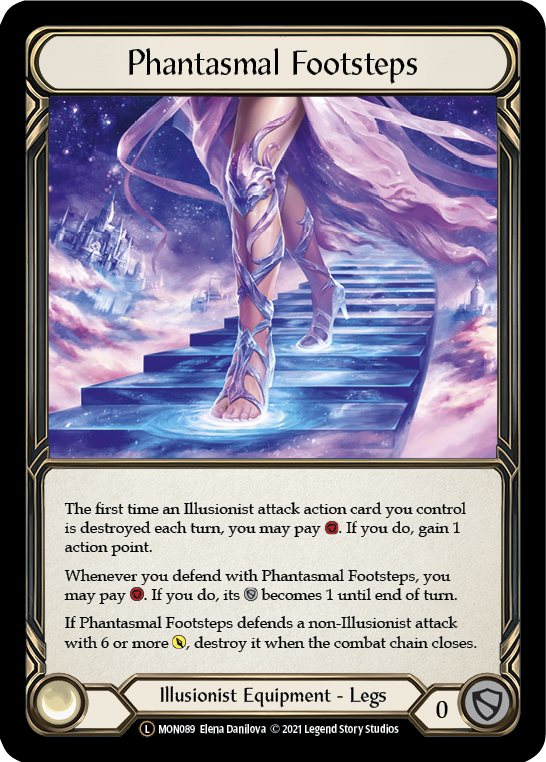 Phantasmal Footsteps Rainbow Foil (Unlimited)