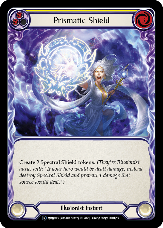 Prismatic Shield (Yellow) Rainbow Foil (Unlimited)