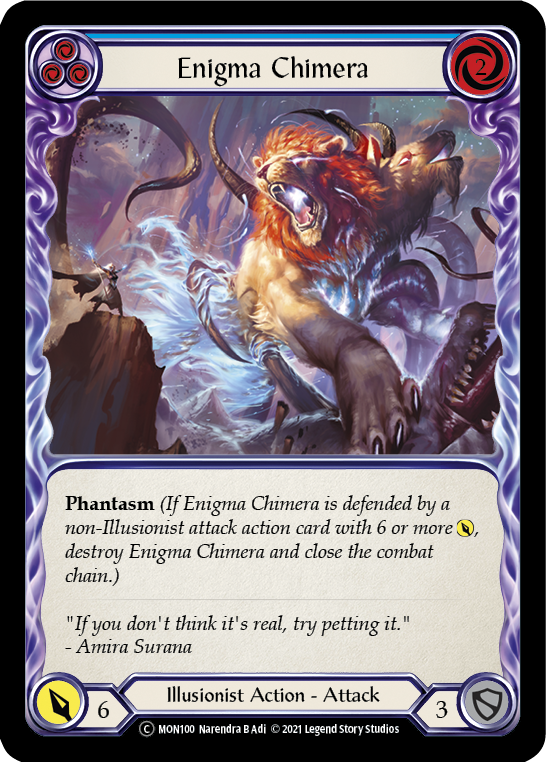 3x Enigma Chimera (Blue) (Unlimited)