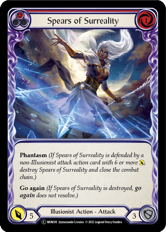 3x Spears of Surreality (Red) (Unlimited)