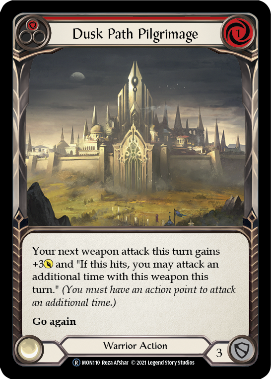 Dusk Path Pilgrimage (Red) Rainbow Foil (Unlimited)