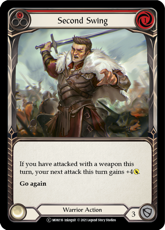 Second Swing (Red) Rainbow Foil (Unlimited)