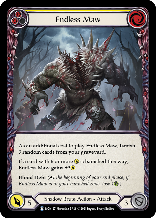 3x Endless Maw (Yellow) (Unlimited)