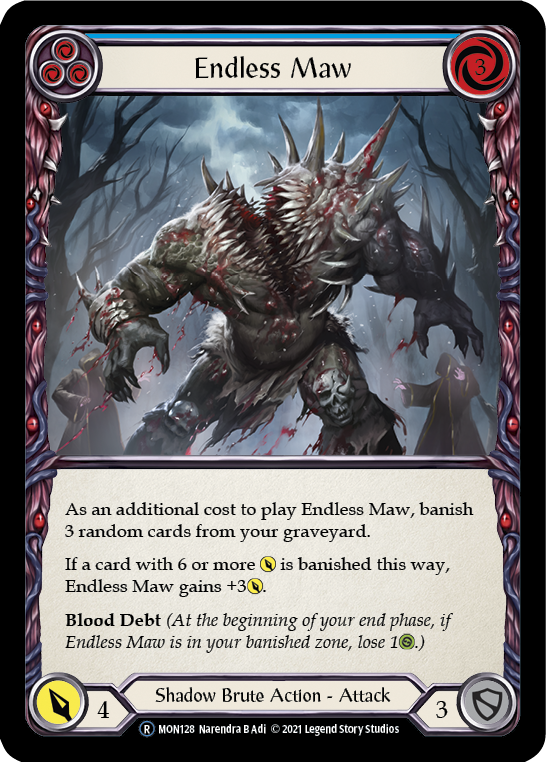 3x Endless Maw (Blue) (Unlimited)