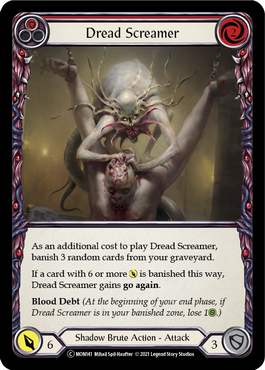 3x Dread Screamer (Red) (Unlimited)