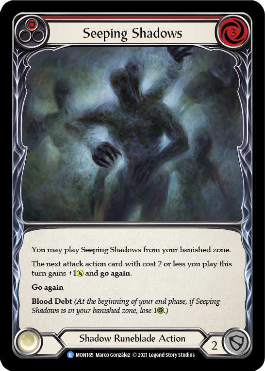 3x Seeping Shadows (Red)