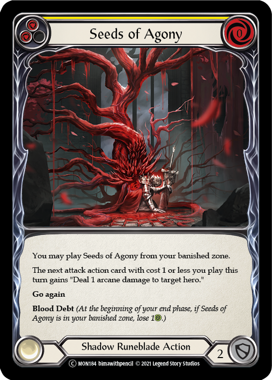 3x Seeds of Agony (Yellow) (Unlimited)