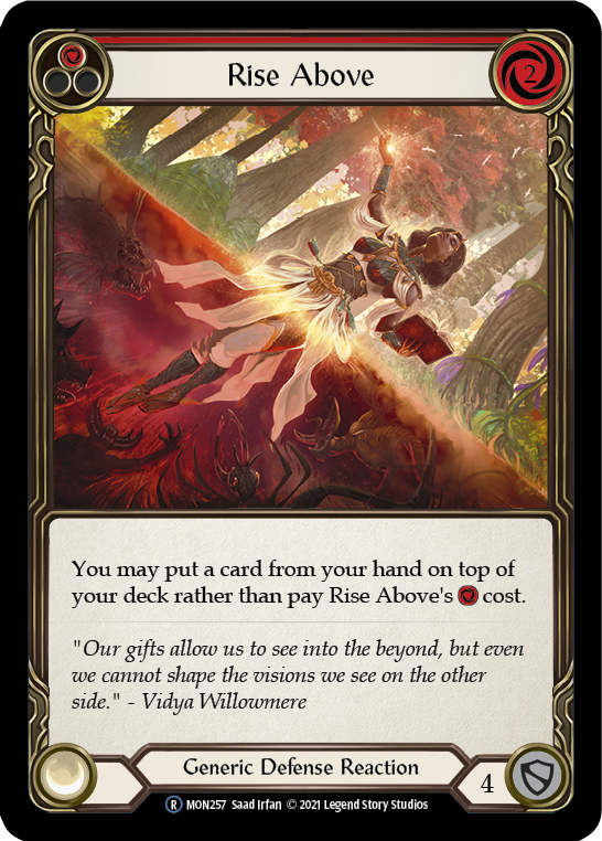 Rise Above (Red) Rainbow Foil (Unlimited)
