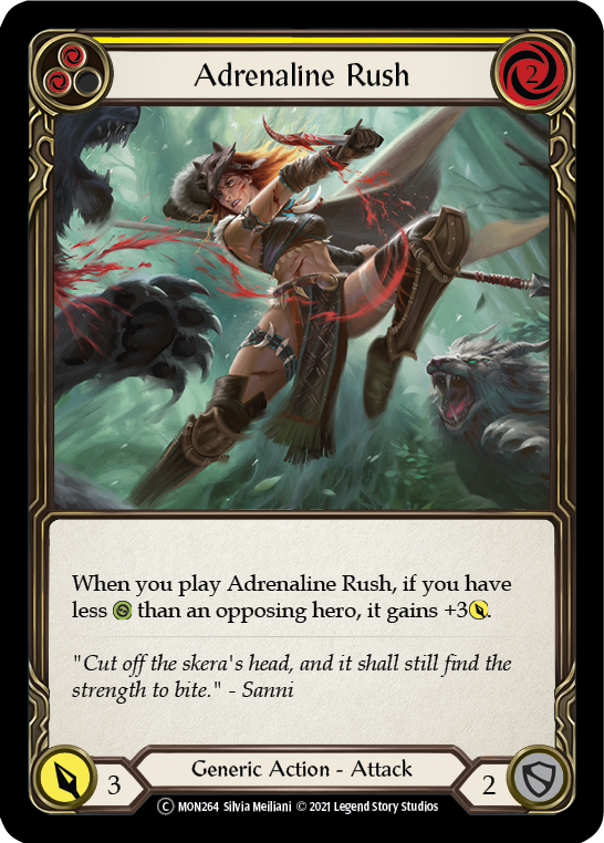 3x Adrenaline Rush (Yellow) (Unlimited)