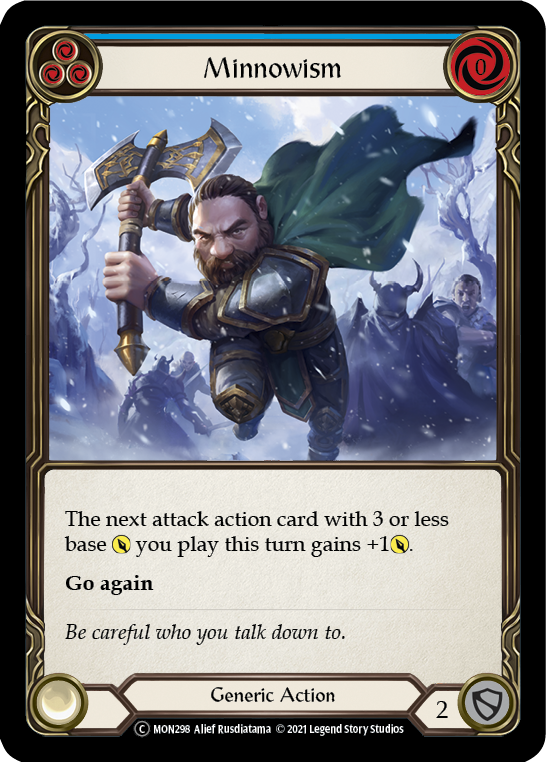 3x Minnowism (Blue) (Unlimited)