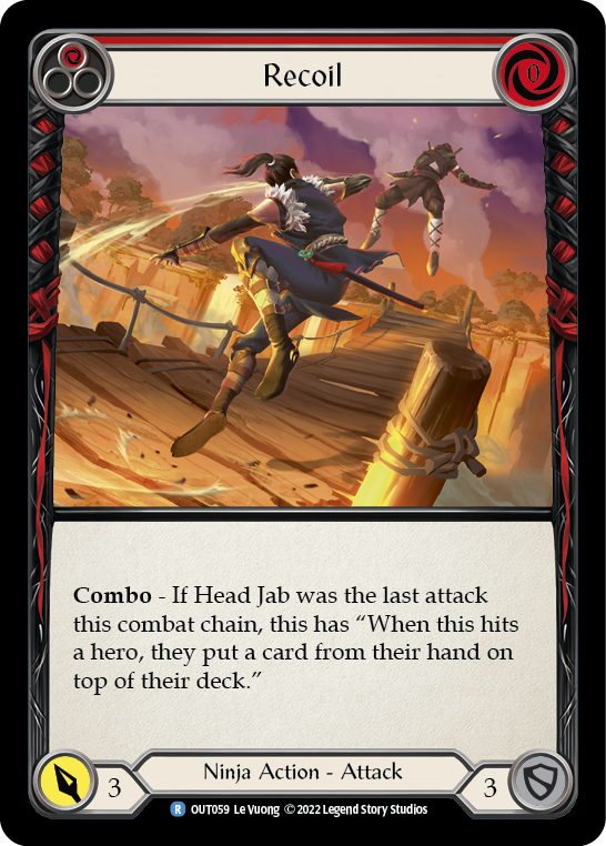 Recoil (Red) Rainbow Foil