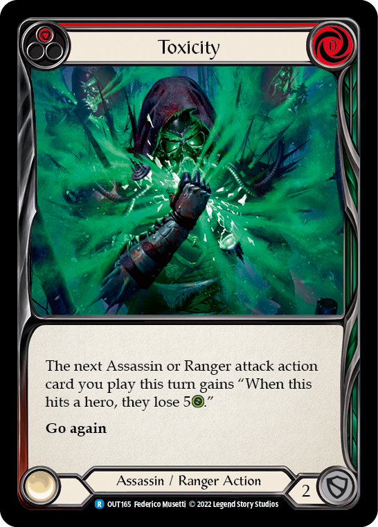 Toxicity (Red) Rainbow Foil